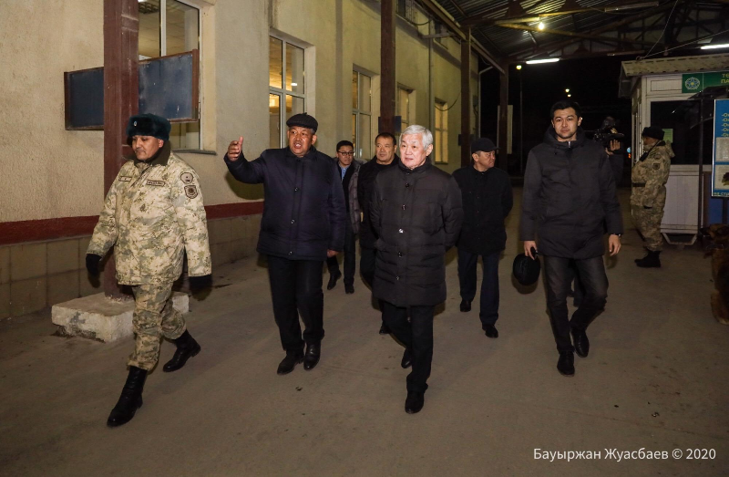 Бердібек Сапарбаев Қордай ауданында түнгі қауіпсіздіктің қамтамасыз етілуін тексерді