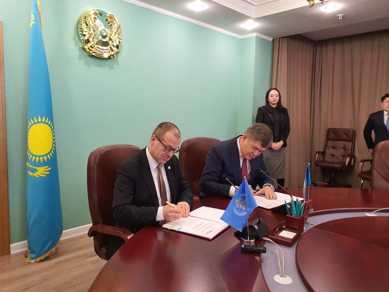 Денсаулық сақтау министрлігі мен ДСҰ ұйымы келісімге қол қойды