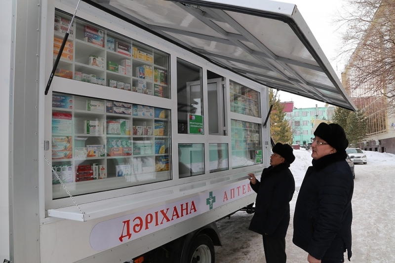 Қарағанды облысында жылжымалы дәріхана жұмыс істей бастады