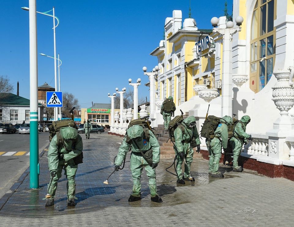 Қызылорда: Дезинфекциялау жұмыстары басталды