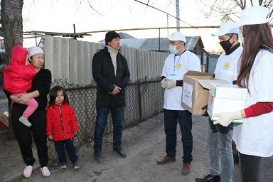 Іле ауданының кәсіпкерлері 3000 отбасын тегін азық-түлікпен қамтымақ