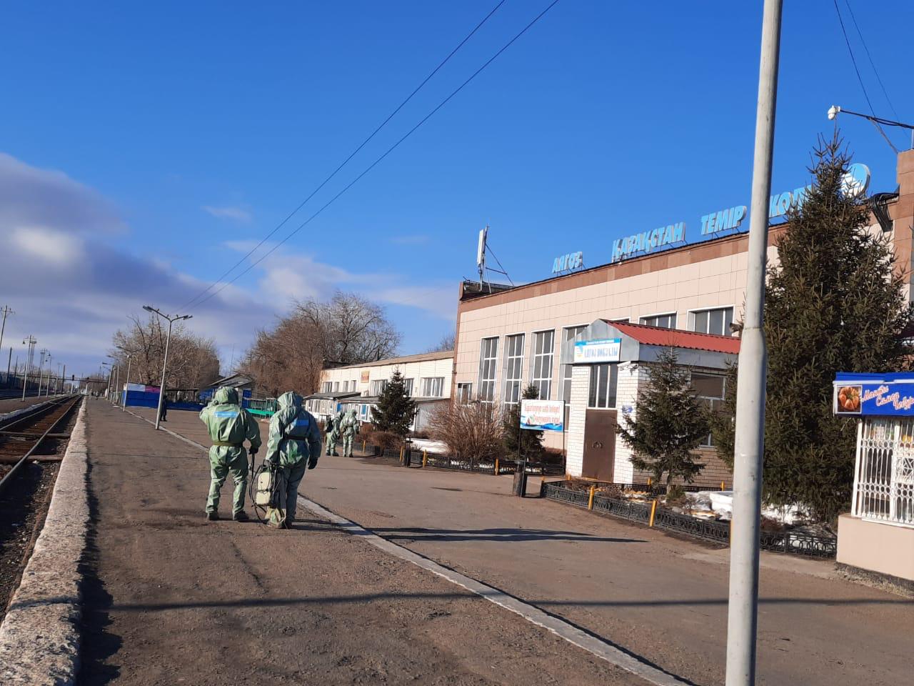 Аягөздің көшелеріне дезинфекция жасалды   