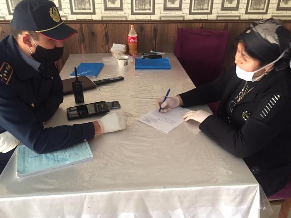 Шымкентте  санитарлық нормаларды бұзған кәсіпкерге хаттама толтырылды