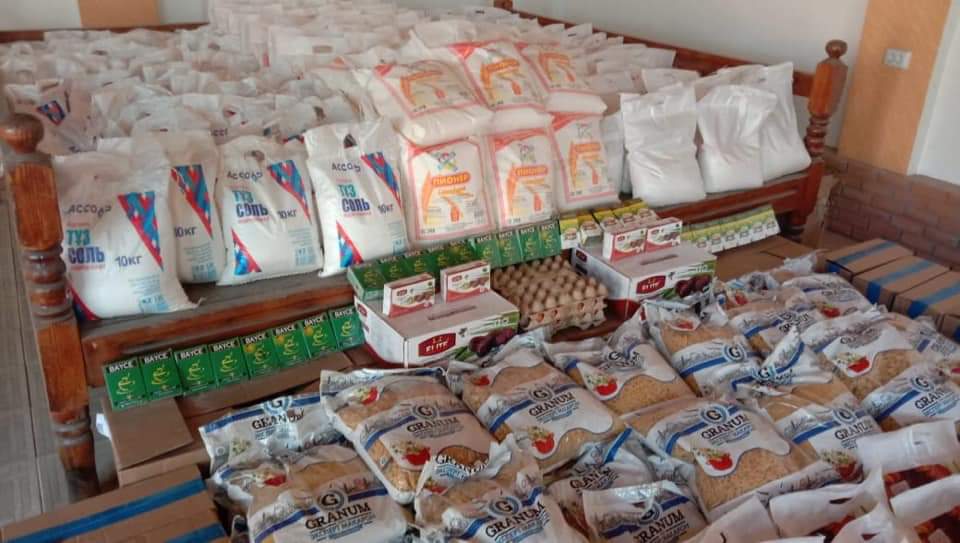 Түркістан облысы: Мақтааралдық кәсіпкер 50 отбасыға азық-түлік үлестірді