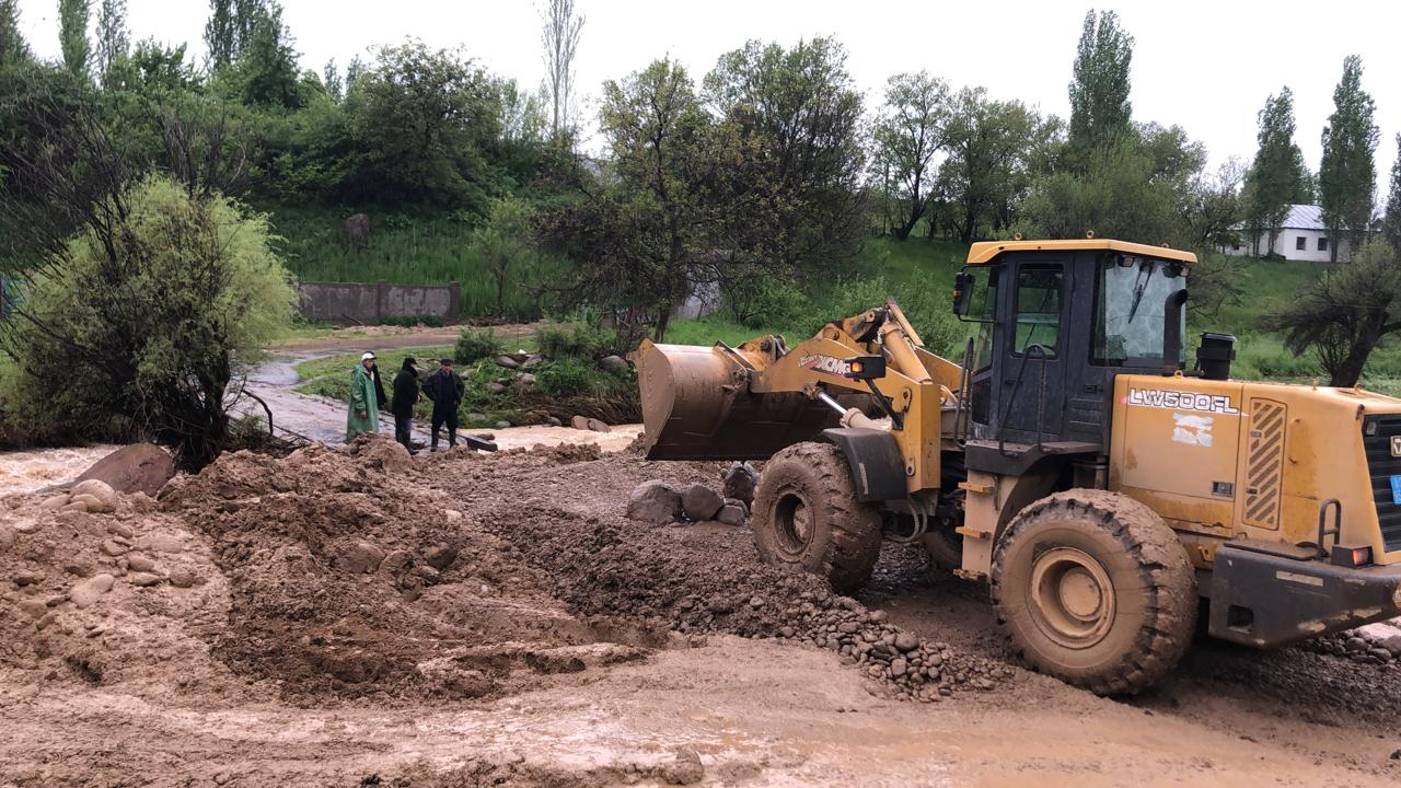 Төлеби ауданы: Су шайған көпірлер бір тәулікте қалпына келтірілді