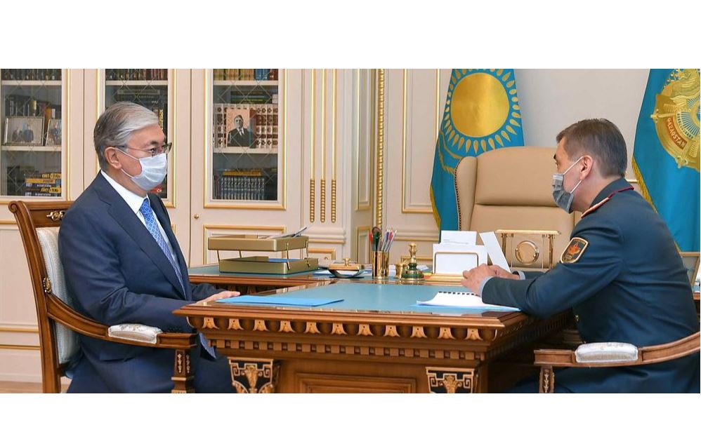 Мемлекет басшысы Қорғаныс министрі Нұрлан Ермекбаевты қабылдады