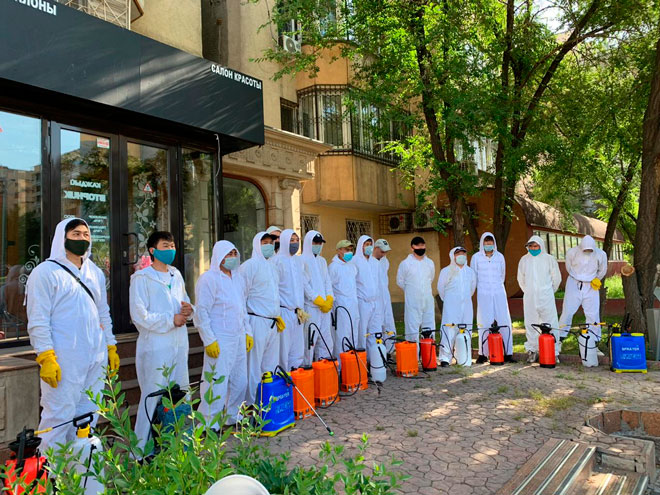 Алматы: 2 маусым күнгі дезинфекциялау кестесі