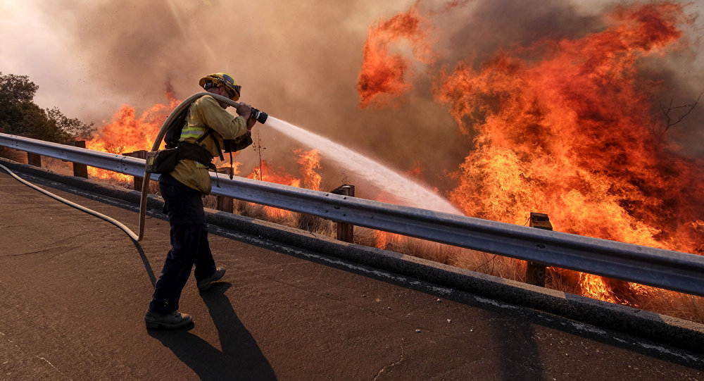 АҚШ-тың Калифорния штатында тағы да өрт шықты