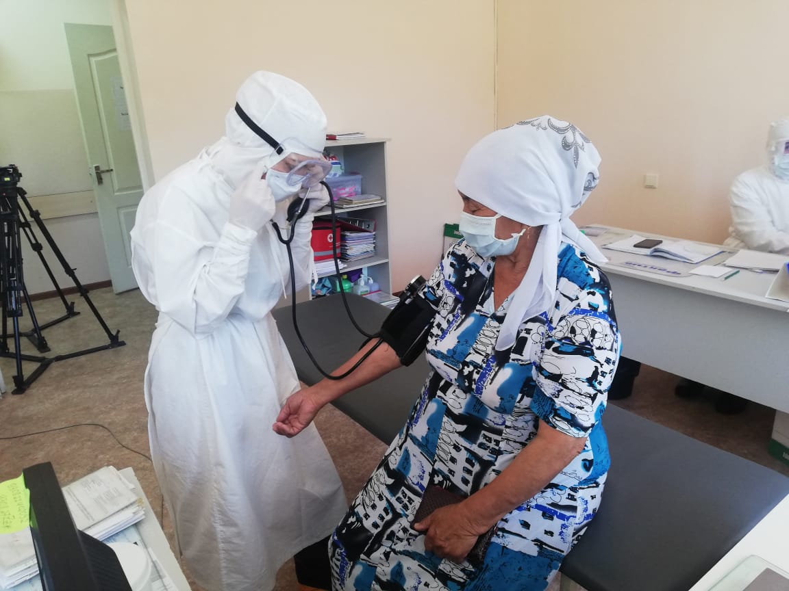 Шымкентте "Медицина жаныңызда" акциясы өтуде