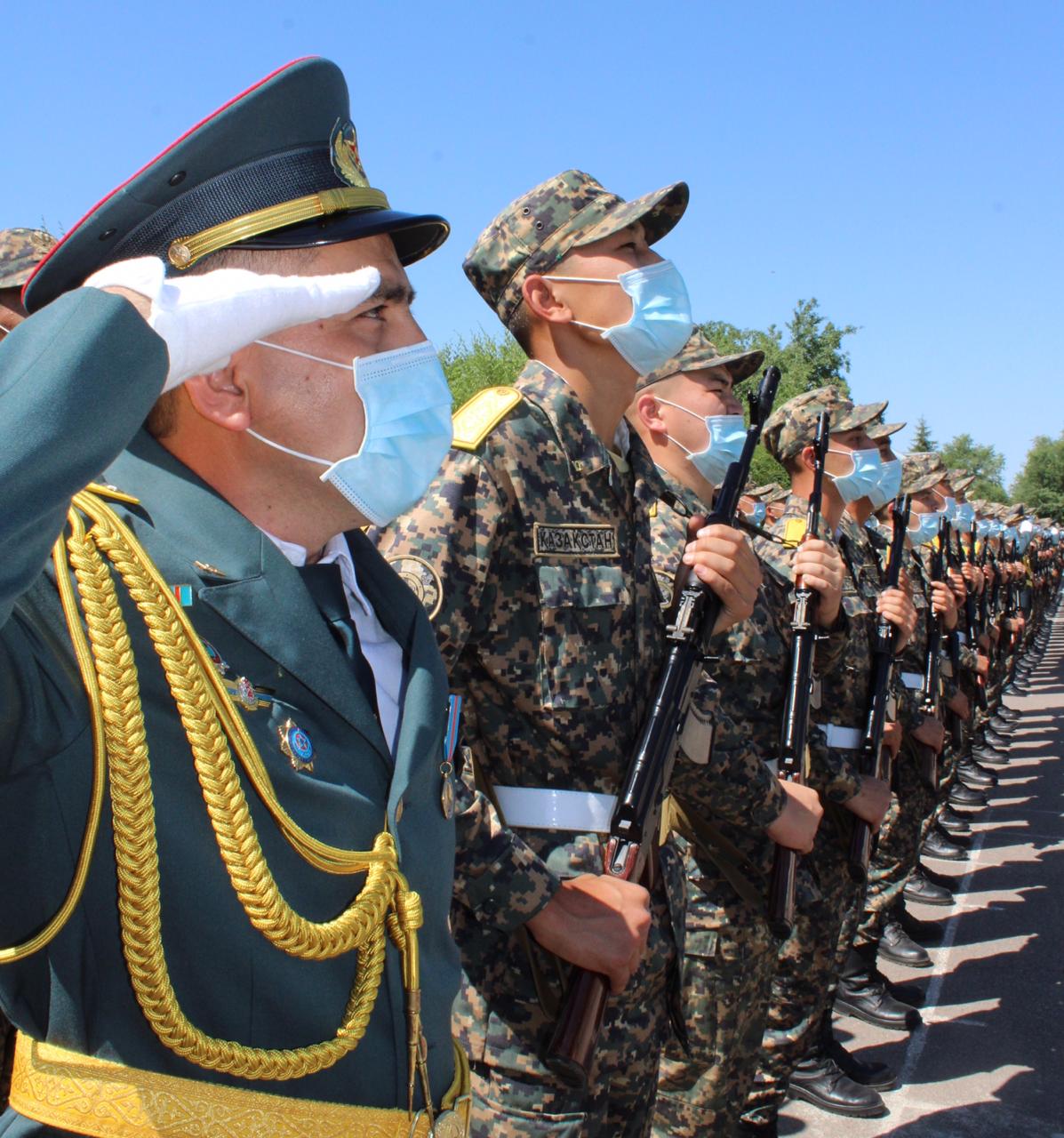 Ұлттық ұлан жас сарбаздары Отан алдында Ант берді