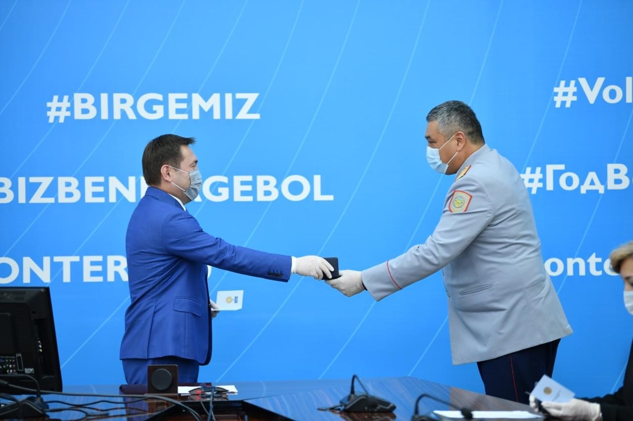 Шымкенттіктер "Халық алғысы" медалімен марапатталды