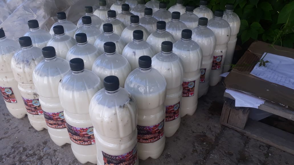 Жаңаарқалықтар ауруханаларға бес тонна қымыз жеткізді