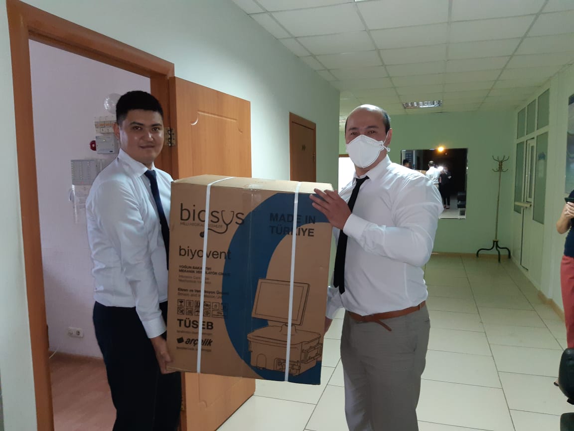Түркиядан жеткен гуманитарлық көмек Торғайға жөнелтілді
