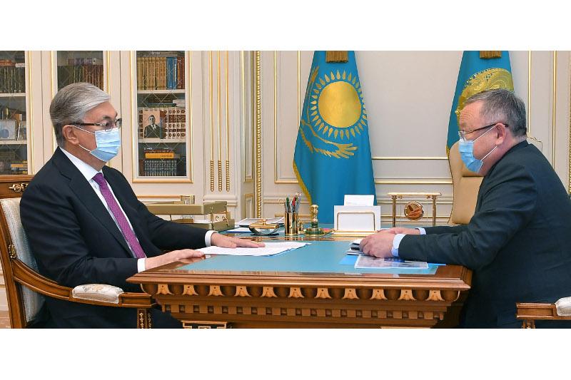Қасым-Жомарт Тоқаев Ақтөбе облысының әкімін қабылдады