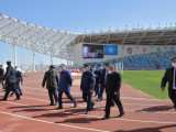 Елбасы Түркістандағы жаңа стадион мен көпфункционалды концерт залына барды