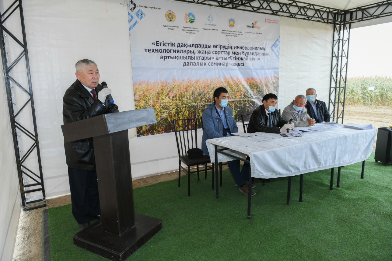 Түркістанда "Егінжай күні" далалық семинар-кеңесі өтті