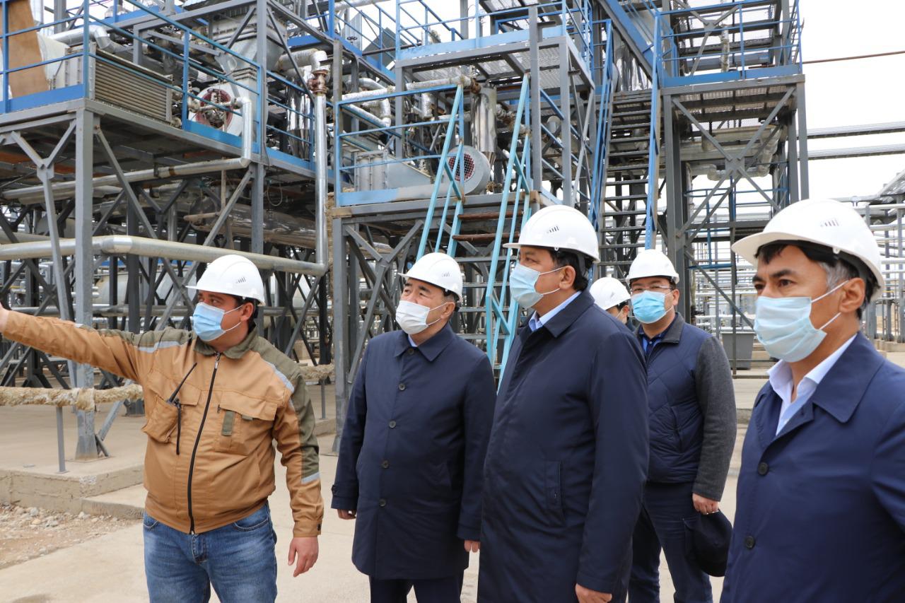 Энергетика министрі мұнай-газ-химия объектілерін аралады