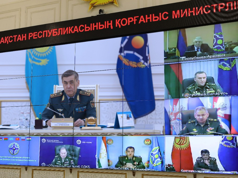 Ұжымдық қауіпсіздік шарт ұйымына мүше елдердің қорғаныс министрлері кеңесінің отырысы өтті