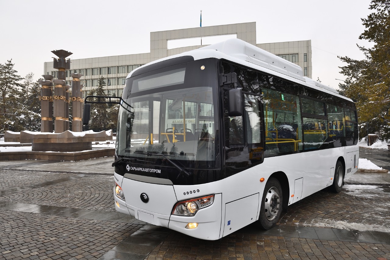 Талдықорған тұрғындарын отандық жаңа автобустар тасымалдайды