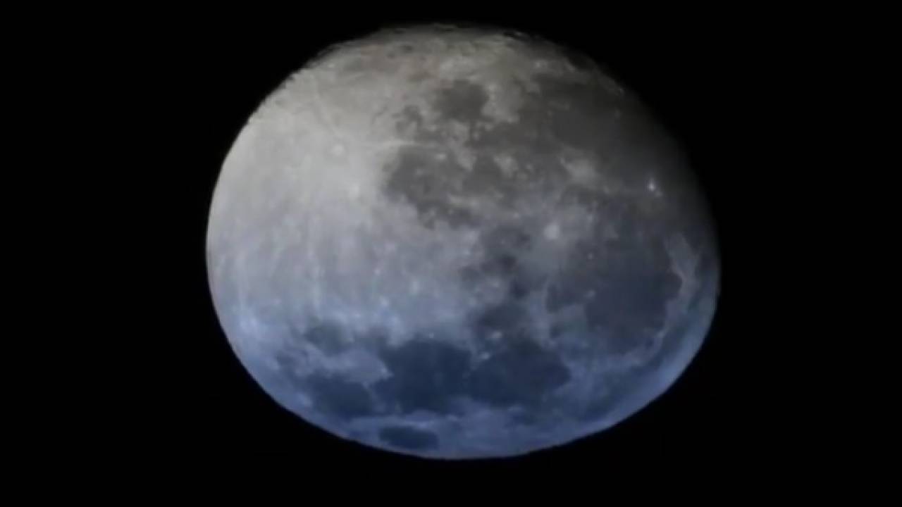 Ғарышкер айдың күн батқанда қалай «тегістелгенін» көрсетті