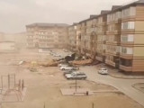 Дауыл салдарынан Тараз қаласындағы бірқатар нысанға зақым келген