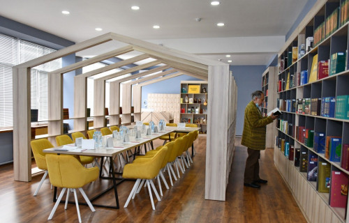 Алматыда Крылов атындағы балалар кітапханасы жаңартылды