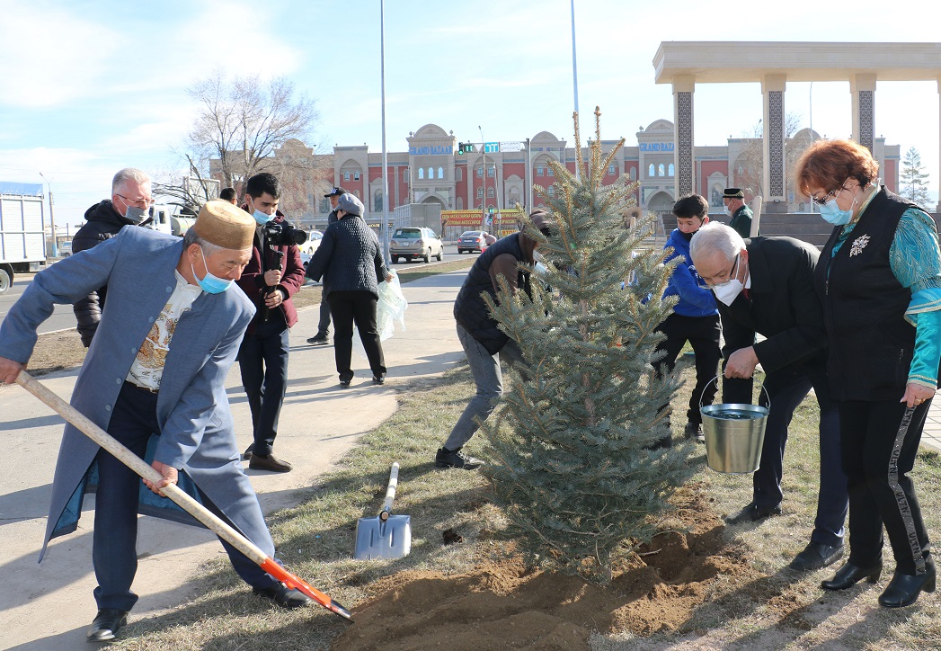 Әулиеаталықтар Алғыс айту күнін атап өтуде