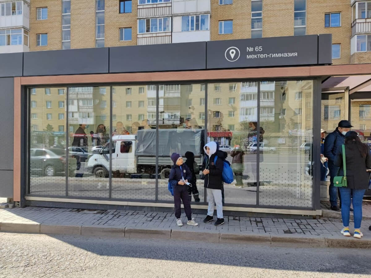 Елордада автономды дезинфекция жүйесі бар аялдама іске қосылды