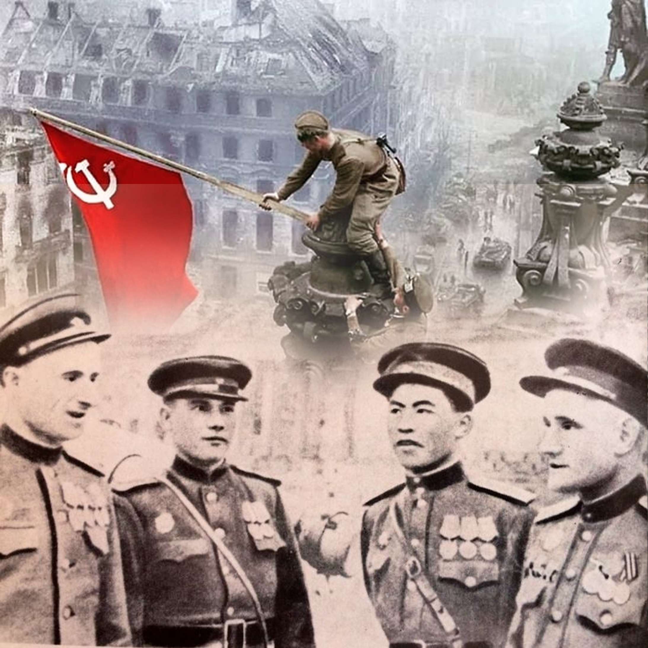Жеңіс туын желбіреткен ер
