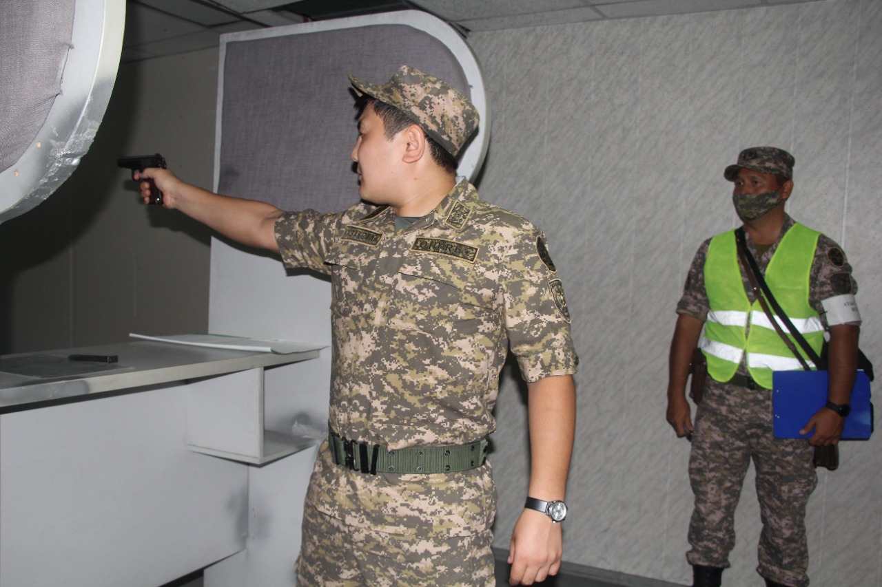 Шымкентте офицерлер құрамы аттестациядан өтуде