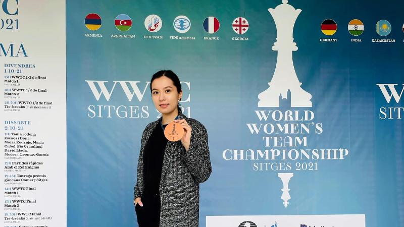 Динара Сәдуақасова әлем чемпионатының қола жүлдегері атанды