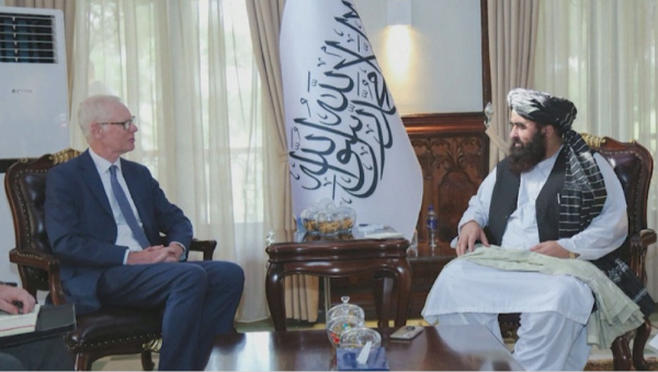 Британияның арнайы өкілі тәліптермен кездесті