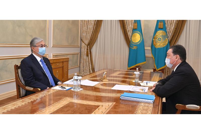 Мемлекет басшысы Асқар Маминді қабылдады