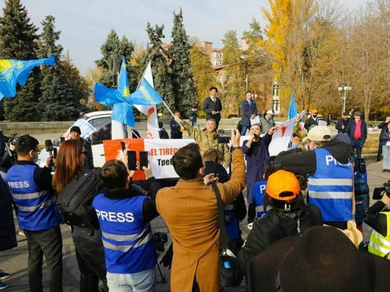 Алматыда митинг өтті