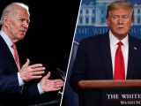 Трамп Байденді «түйреп» өтті