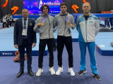 Батутта секіруден әлем чемпионатында қазақстандықтар алтын медаль жеңіп алды