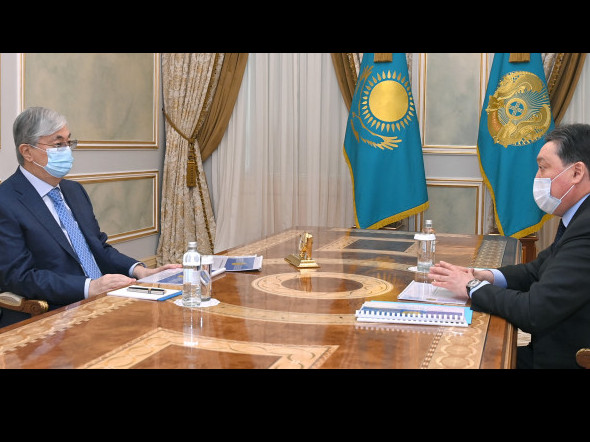 Мемлекет басшысы Асқар Маминді қабылдады