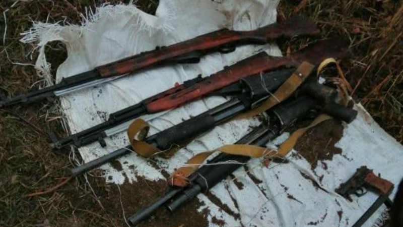 Жамбыл облысында қару-жарақ сақталған қойма табылды