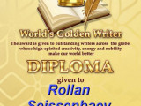 Роллан Сейсенбаев «Әлемнің алтын жазушысы» атанды