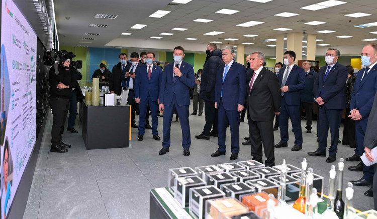 Қ. Тоқаев Татарстандағы «ТАНЕКО» кешеніне барды