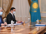 Президент Әділет министрі Қанат Мусинді қабылдады