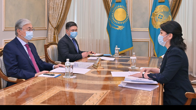 Қасым-Жомарт Тоқаев Денсаулық сақтау министрін қабылдады