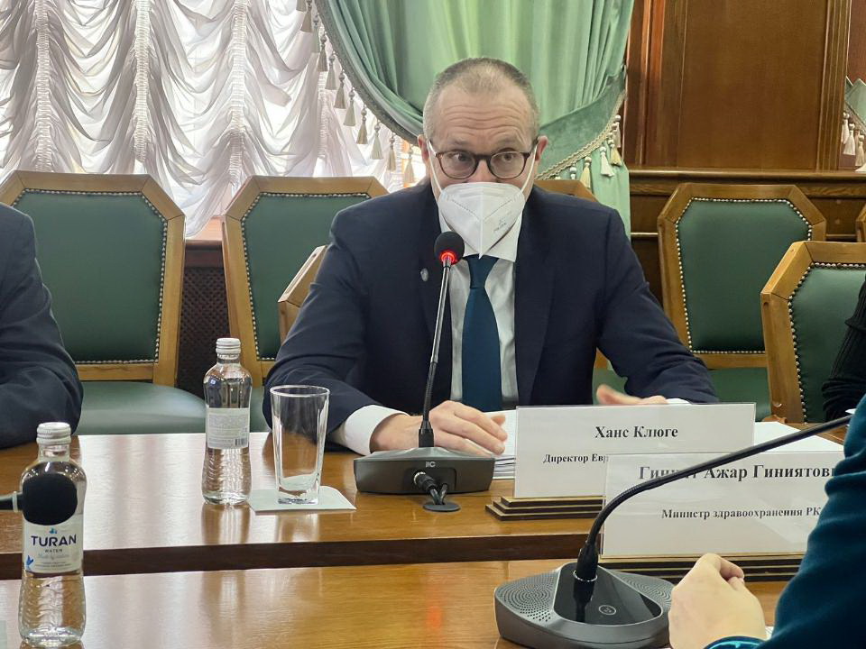 Ханс Клюге: Қазақстан медициналық-санитарлық көмекті нығайтуда үлгі көрсетуде
