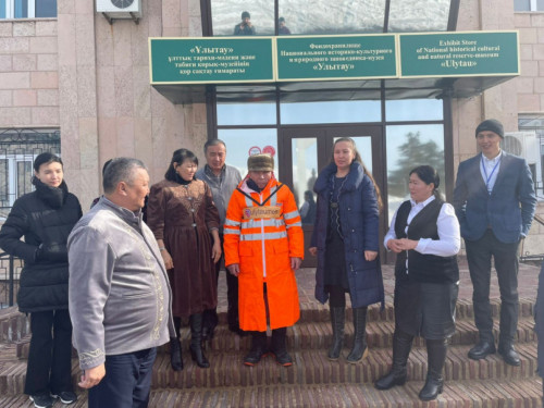 72 жастағы ұлытаулық марафоншы жаяу жолға шықты