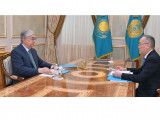 Президент Қаржылық мониторинг агенттігінің төрағасын қабылдады