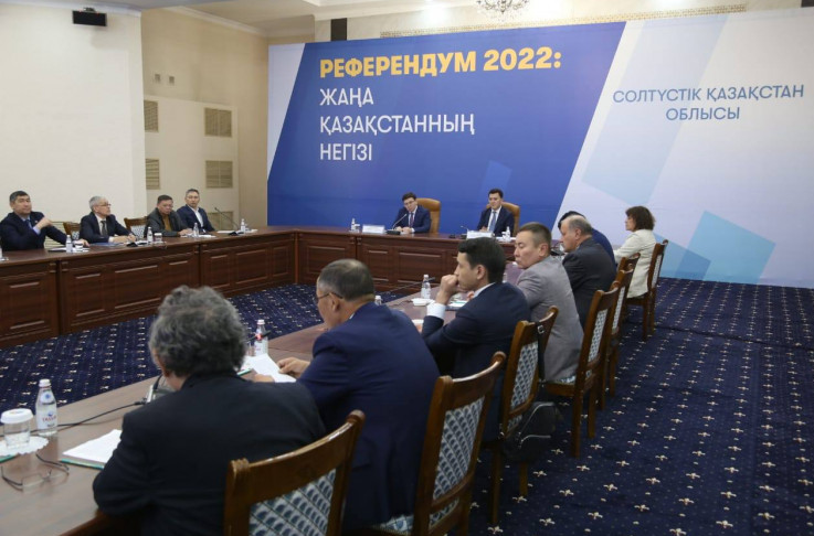 Ерлан Қарин Солтүстік Қазақстан облысының жұртшылығымен кездесті