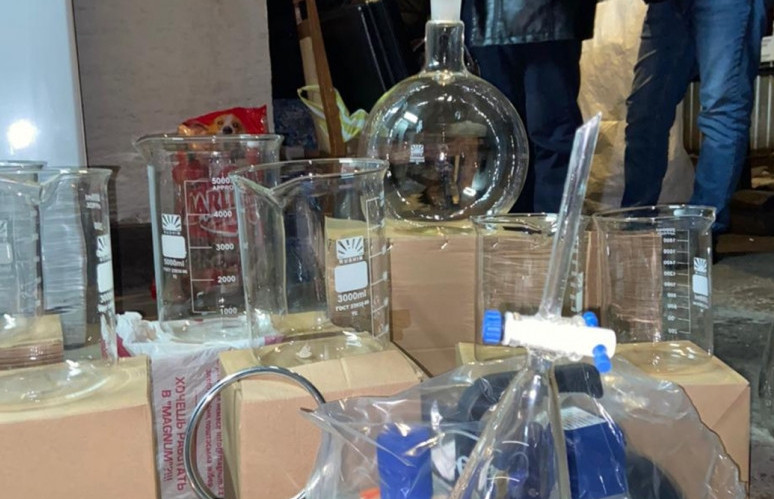 Саяжайдан есірткі зертханасы табылды