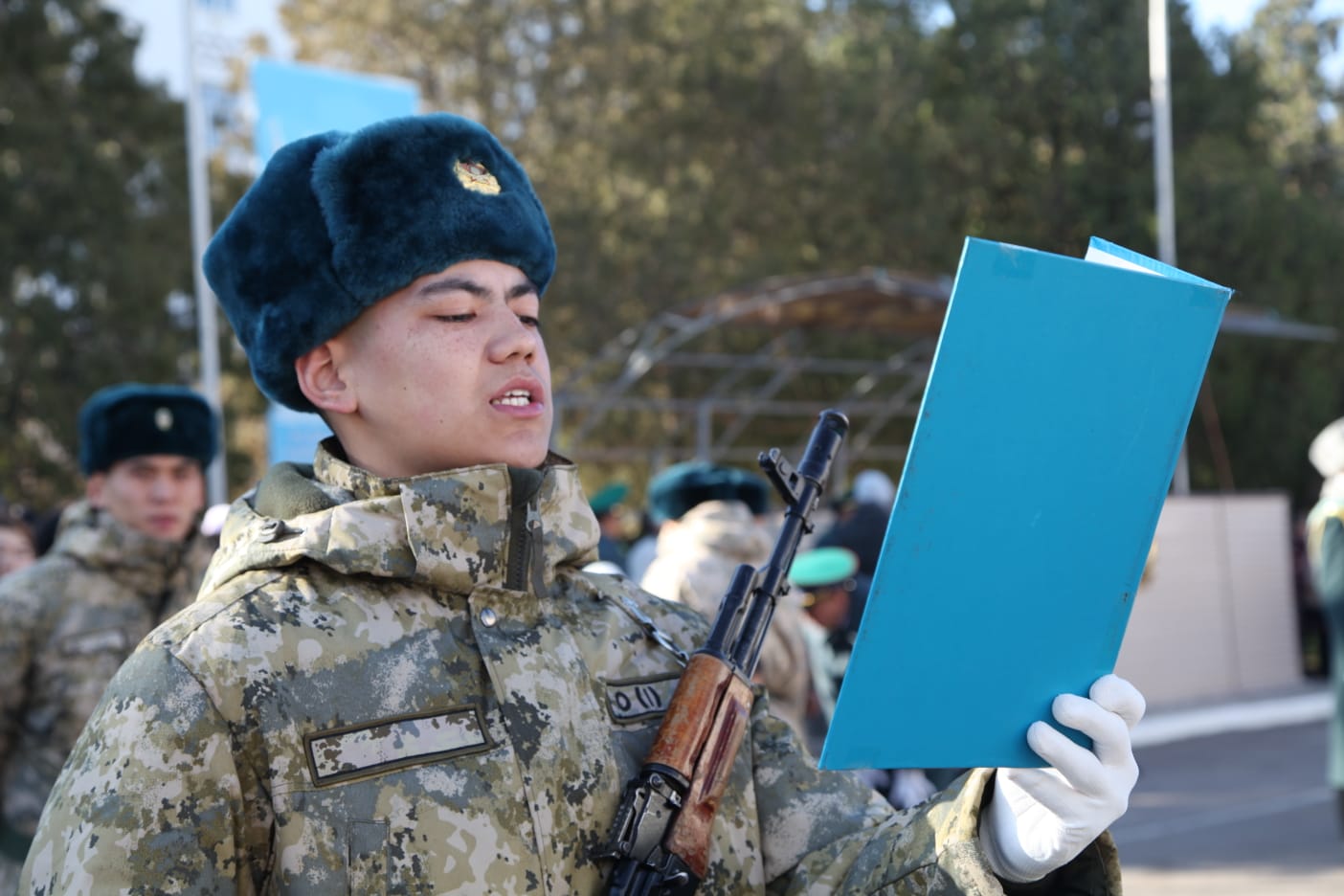 Шекара қызметінің сарбаздары ант қабылдады