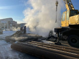 Екібастұзда жаңадан жылу құбыры салынуда