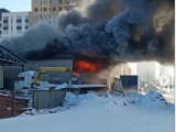 Астанада техникалық қызмет көрсету орталығы өртеніп жатыр